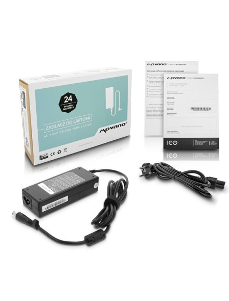 Cargador compatible para portátil HP 90W 19V 4.74A 7.4x5.0 mm Movano