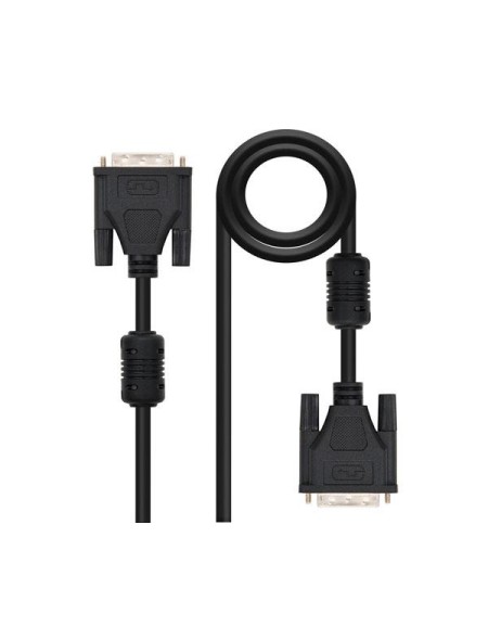 Cable DVI-D single link 18+1 M/M  1.8m / Ferrita / Aisens A117-0086