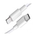 Cable datos Type-c a Lightning (Iphone / Ipad) / 1m / C138 / Blanco / 3go