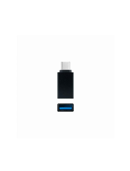 Adaptador Usb 3.0 Hembra a Type-C Macho / Aluminio / Negro / 10.02.0010