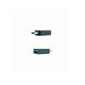 Adaptador Usb 3.0 Hembra a Type-C Macho / Aluminio / Negro / 10.02.0010