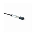 Adaptador Usb 3.0 Hembra a Type-C Macho / Aluminio / Negro / 10.02.0010