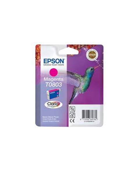 Tinta original Epson T0803 magenta c13T080340