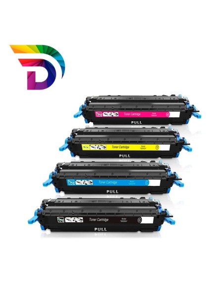 Toner compatible Dayma para HP Q6003A (124A) / Canon 707 Magenta 2.000 pag.