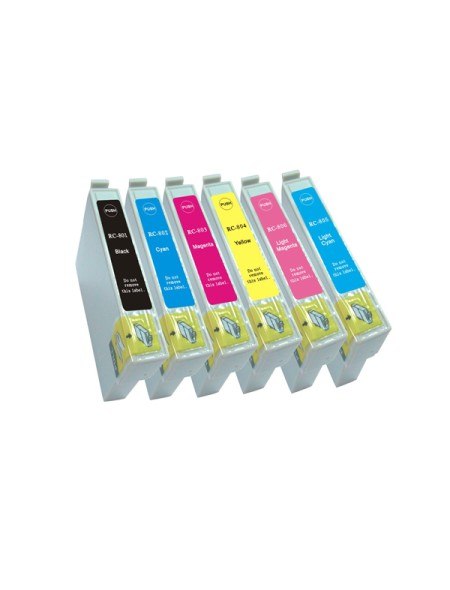 Tinta compatible Dayma para EPSON T0802 Cian 935 pag.