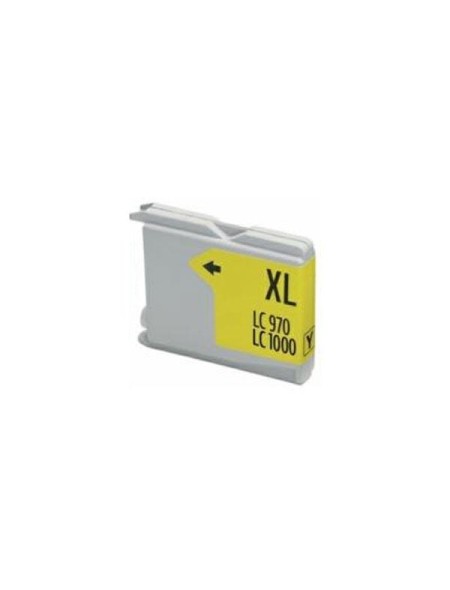 Tinta compatible Dayma para BROTHER LC970 / LC1000 Amarillo 300 pag.