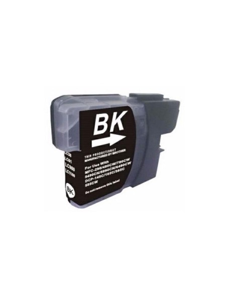 Tinta compatible Dayma para BROTHER LC980 / LC1000 Negro 300 pag.
