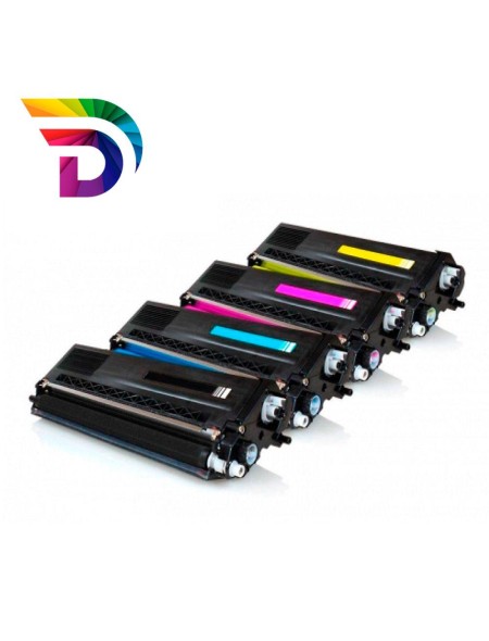 Toner compatible Dayma para BROTHER TN130 / TN135 Amarillo 4000 pag.
