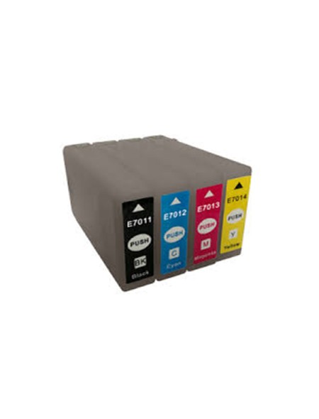 Tinta compatible Dayma para EPSON T7012 / T7022 / T7032 Cian 3400 pag.