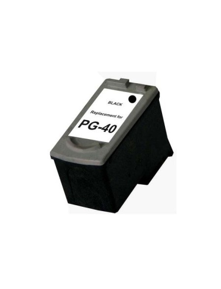 Tinta Alternativo Canon PG40 Remanufacturado Negro  (marca nivel de tinta)