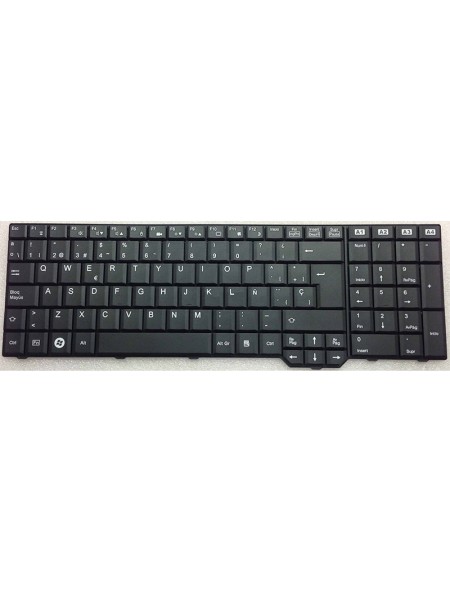 Teclado compatible para portátil FUJITSU Amilo xa3520/pi3625/3530/3670  bk