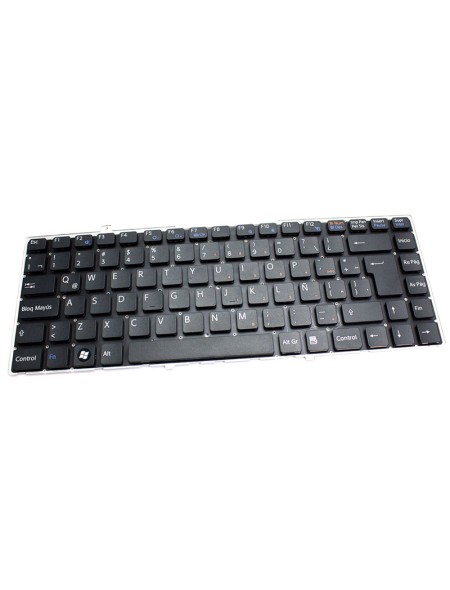 Teclado compatible para portátil SONY vgn-fw series sin marco negro