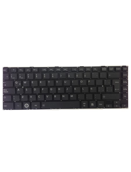 Teclado compatible para portátil TOSHIBA Satellite L800 / L830 / L840 Negro / Sin marco
