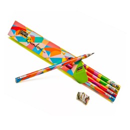 Lapiz OBON Colourful World pack 10 unidades