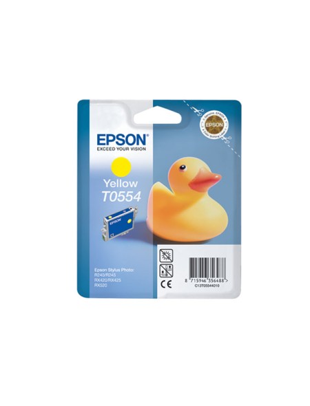 Tinta Original Epson T0554 Amarillo Rx420