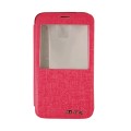 Funda para smartphone Samsung Galaxy s5 flip ventana rosa