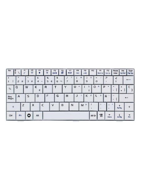 Teclado compatible para portátil ASUS EEEPC 700 Blanco