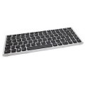 Teclado compatible para portátil LENOVO Ideapad U410 / Negro con marco plata / 25208031