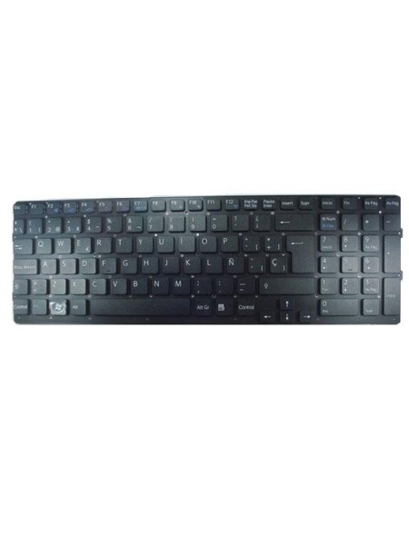 Teclado compatible para portátil SONY vpc-eb series negro sin marco