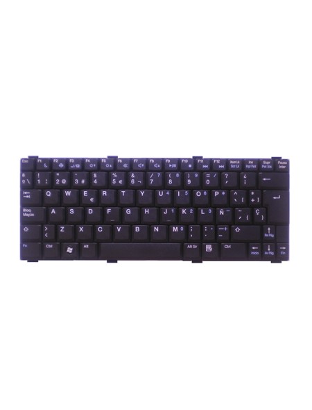 Teclado compatible para portátil DELL v1200  negro