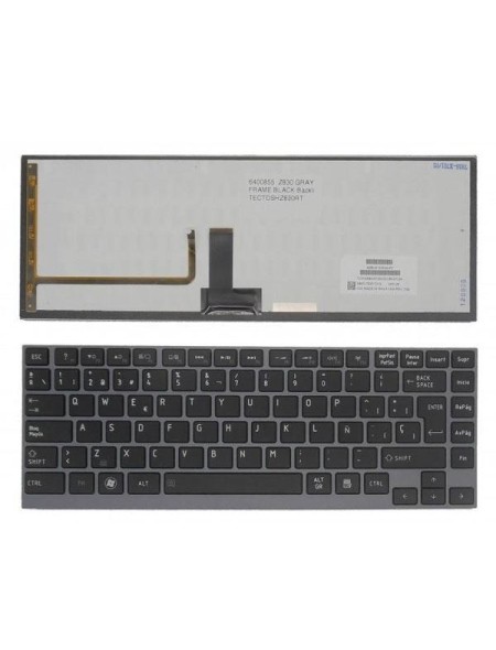 Teclado compatible para portátil TOSHIBA portege R700 / r830 / z830 / u800 / u940 Retroiluminado