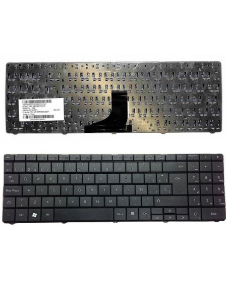 Teclado compatible para portátil PACKARD BELL SL35 / SL45 / SL51 / SL65  Negro