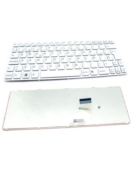 Teclado compatible para portátil SONY sve11 series blanco