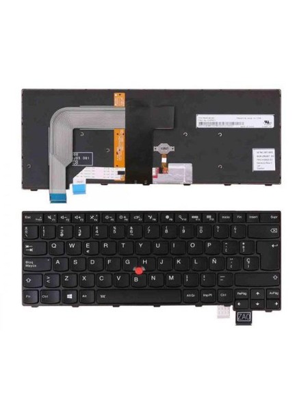 Teclado compatible para portátil LENOVO Thinkpad 13 / T460s / T470s / 13 20Gk / 13 20Gj / Fru01en610 / Negro