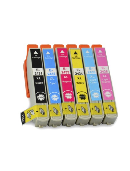 Tinta compatible Dayma para EPSON T2431 Negro 500 pag.