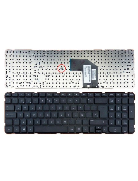Teclado compatible para portátil HP g6-2000 negro ( sin marco )