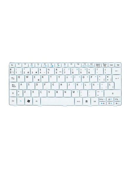 Teclado compatible para portátil ACER Aspire one D260 Blanco