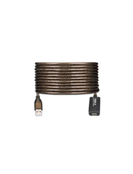 Cable USB amplificador activo USB 2.0 M/H 20 metros / Ewent EW1023