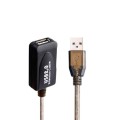 Cable USB amplificador activo USB 2.0 M/H 20 metros / Ewent EW1023
