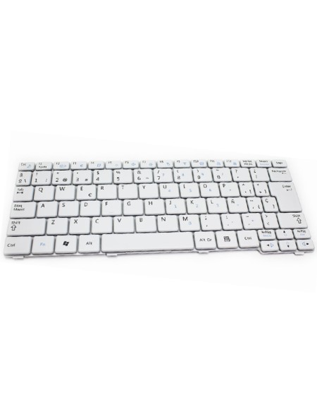 Teclado compatible para portátil SAMSUNG n120 / n128 / n140 / n145 / n148 / n150 / n310 blanco
