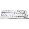 Teclado compatible para portátil SAMSUNG n120 / n128 / n140 / n145 / n148 / n150 / n310 blanco