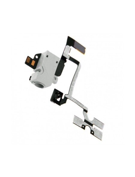 Cable flex volumen iPhone 4 blanco