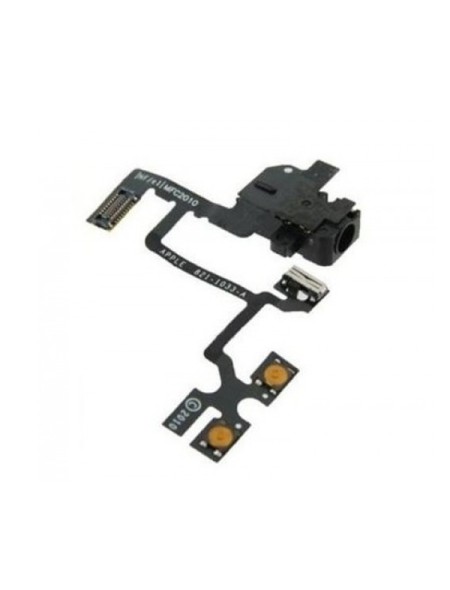Cable flex volumen iPhone 4 negro