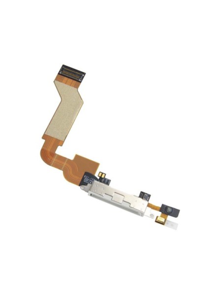 Flex conector carga iPhone 4 blanco