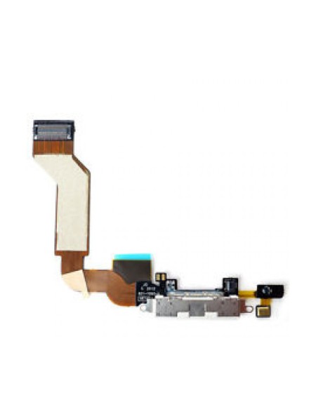Flex conector carga iPhone 4s blanco