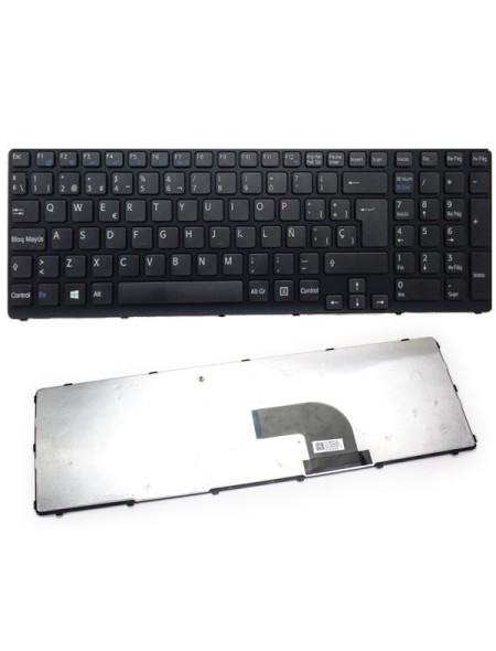 Teclado compatible para portátil SONY sve15 / sve17 series negro