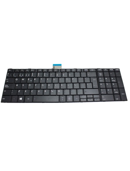 Teclado compatible para portátil TOSHIBA Satellite c50 / c50d / c55d / c50-a / c50d-a / negro