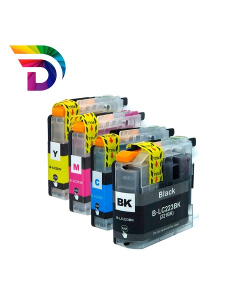 Tinta compatible Dayma para BROTHER LC223 Cian pag.