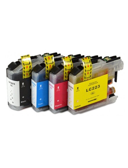 Tinta genérica para BROTHER LC221 / LC223 Negro