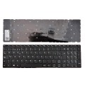 Teclado compatible para portátil LENOVO Ideapad 310-15 / 310-15ikb / 310-15Isk / 510-15Isk / Negro / Sin marco / Retroiluminado