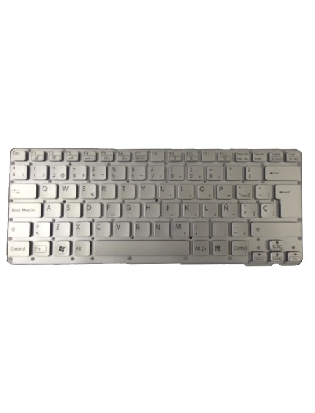 Teclado compatible para portátil SONY vpc-ca plata