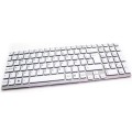 Teclado compatible para portátil SONY vpc-eb series blanco sin marco