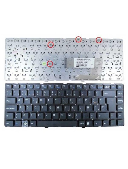 Teclado compatible para portátil SONY vgn-nw series negro