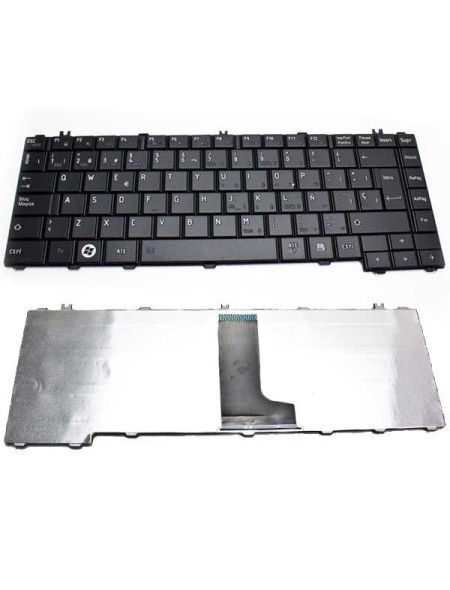 Teclado compatible para portátil TOSHIBA l600/l600d/l630/l640/l635/c600d/c640 negro