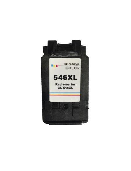 Tinta reciclada genérica para CANON CL546 XL Color (Muestra nivel de tinta)