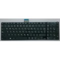 Teclado compatible para portátil TOSHIBA Satellite c50/ c50d/ c55/ c55d negro con marco